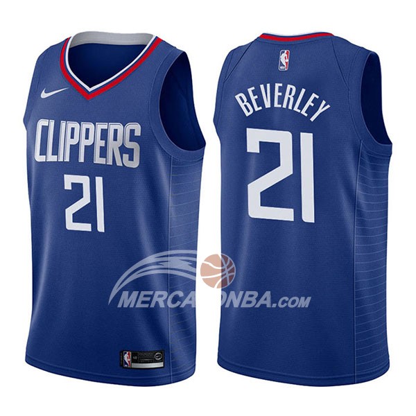 Maglia NBA Los Angeles Clippers Patrick Beverley Icon 2017-18 Blu